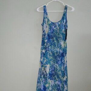 Evan Piccone Black Label Dress. An Ocean Bloom of Delight!